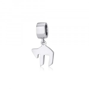 Chai Charm in Sterling Silver Default Category