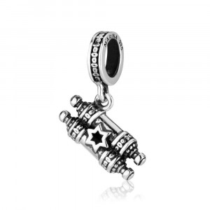 925 Sterling Silver Torah Scrolls Charm Without Coating
 Artistes & Marques