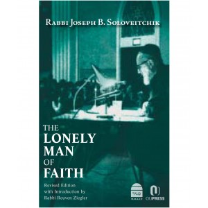 Lonely Man of Faith – Rabbi Joseph B. Soloveitchik (Hardcover) Judaïque
