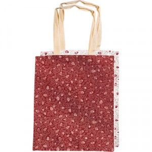 Two-Sided Pomegranate Yair Emanuel Simple Bag in Red and White Accessoires Juifs
