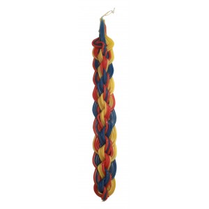 Galilee Style Candles Havdalah Candle with Three Dimensional Braids Bougies de Fêtes Juives