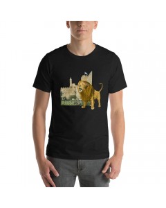 Jerusalem T-Shirt Featuring Lion (Variety of Colors) T-Shirts Israéliens