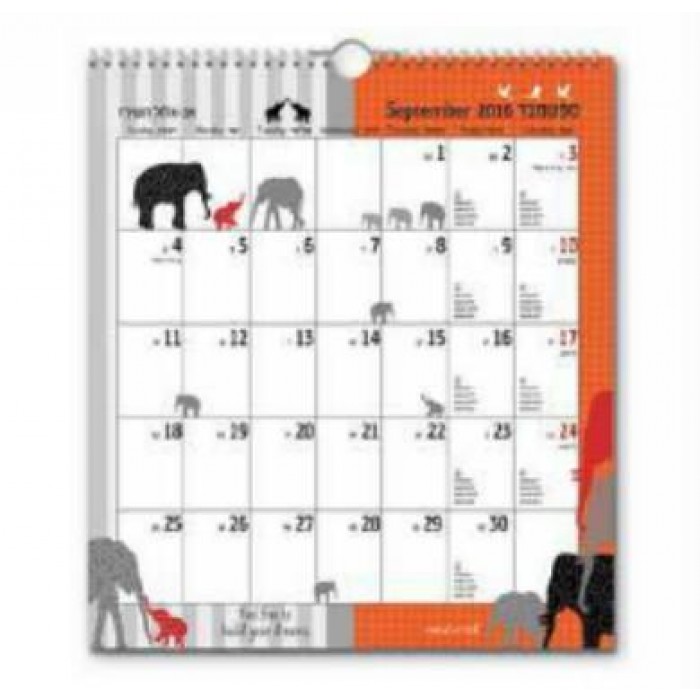 Jewish Calendar with Elephants