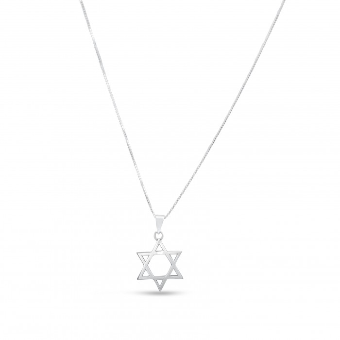 925 Sterling Silver Featuring Star of David Pendant 
