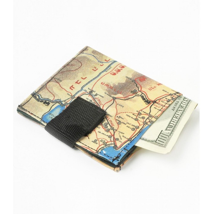 Wallet with Map of Israel Design