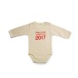 Onesie with I Arrived in 2017 in Red