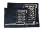 Black Velvet Tallit Bag Set with Gold-Colored Priest’s Blessing