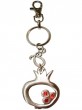 Keychain with Pomegranate and Loop in the Shape of the Word ‘Shefa’