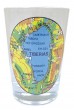 Shot Glass with Sea of Galilee and Map of Israel